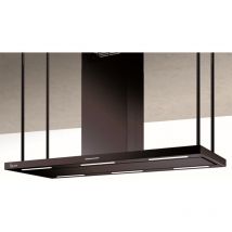 Baraldi - campana elea centrale cm.146x60 chimenea central - Negra - 800 m3/h