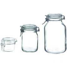 Vaso vetro fido ermetico - ø mm.98 ml.350