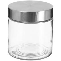 Vaso in vetro con coperchio in acciaio inox nixo 0,75l - 5five