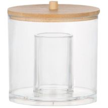 Barattolo organizer da bagno in acrilico Ø9x9cm Andrea House