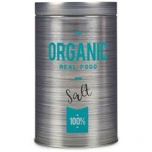 Barattolo Rotondo Esci Grigio Latta (10,4 x 18,2 x 10,4 Cm)