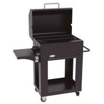 Barbacoa carbón con tapa