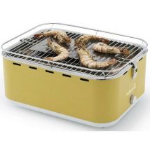 Barbecook - Barbacoa de carbón portátil amarilla con tapa. - 223.5925.000