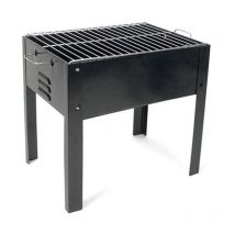 Barbacoa con parrilla negro 35X24X35 cm