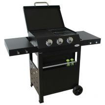Barbacoa gas 3q Imor acero/carbono negro
