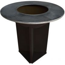 Purline - Barbacoa Grande acero con plancha acero y grill EFP56B