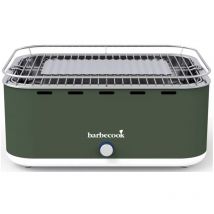 Barbecook - Barbecue à bois portable 38.5 x 28.5cm vert carloarmygreen