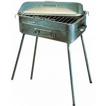 Barbecue a Carbone Carbonella Portatile 25x36cm Bauer Fornacella