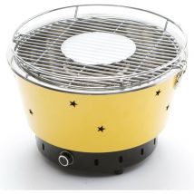 Taddei - Barbecue a Carbone Carbonella Portatile Ø34 cm Quick Giallo
