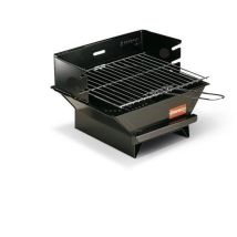Barbecue Da Tavolo A Carbonella Compatto Portatile Griglia Acciaio Inox Made In Italy Professionale Con Cassetto Raccogli Ceneri Piastra Da Appoggio 