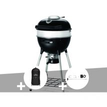 Napoleon - Barbecue à charbon Charcoal Kettle Pro 47 cm + Housse pour barbecue à charbon Kettle Pro 47 cm + Rôtissoire