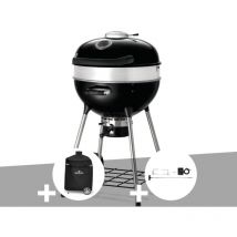 Napoleon - Barbecue à charbon Charcoal Kettle Pro 57 cm + Housse de protection + Rôtissoire