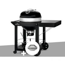 Napoleon - Barbecue à charbon Kettle Pro 57 cm sur chariot + Lot de 2 paniers à charbon