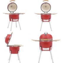 Barbecue à fumoir Kamado Céramique 81 cm - barbecue à fumoir - barbecues à fumoir - Home & Living - Rouge