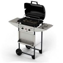 Barbecue a gas campingaz expert 2 deluxe con pietra lavica fornello griglia