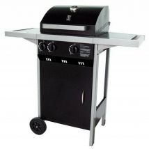Barbecue a gas Optima 2.1 con due bruciatori in acciaio inox