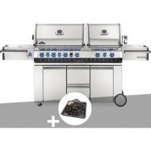 Napoleon - Barbecue à gaz Prestige Pro 825 + Plateau charbon