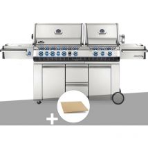 Napoleon - Barbecue à gaz Prestige Pro 825 + Pierre à pizza large rectangle
