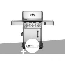 Napoleon - Barbecue à gaz Rogue se 425 inox 3 brûleurs + Rôtissoire