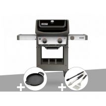 Barbecue gaz Weber Spirit ii E-210 gbs + Plancha + Kit ustensiles 3 pièces Better