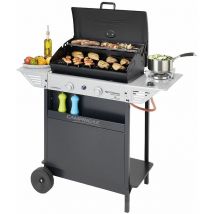 Campingaz - Barbecue a gas xpert 200 con fornellino e pietra lavica ls rocky