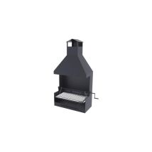 Fm Calefaccion - Barbecue Argentin Bois Et Charbon Fm Bve-82 80cm Grille Suspendue À Manivelle