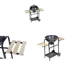 Barbecue au charbon de bois Hawai - barbecue - barbecues - Home & Living - Noir