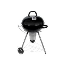 Barbecue au charbon York – 65 x 58 x 108 cm – Ø 53 cm – 14 kg – Couvercle émaillé – Grille chromée – Hamson