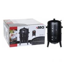 Zanvic - Baril de fumage pour barbecue noir bbq