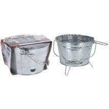 Barbecue En Zinc Modèle Baril Ø27cm Bbq