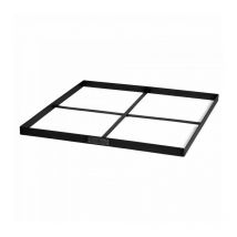 Cookking - Barbecue Base carrée à mettre roches décoratives pour braséro 100x100 cm
