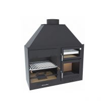 Barbecue BBQ da 60 cm e Forno con piastra da 45 cm