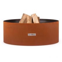 Trizeratop - Barbecue braciere corten 80 cm "bourbon"