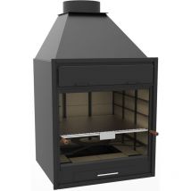 Barbecue charbon bois FM BF-70 à poser ou à encastrer