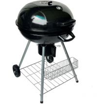 Barbecue con ruote picnic carbone braciere carbonella 63X58XH88 cm El Gaucho