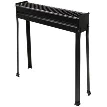 Mille - Barbecue Cuire Brochettes De Charbon De Bois Cm 60x15x70h Grill Braises Charbons