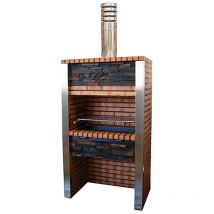 Barbecue en brique et inox Porto