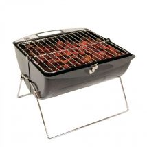 Barbecue en valisette Argent 35x41.5x25 cm