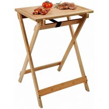 Table de jardin pliante, bambou, KESPER