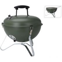Progarden - Barbecue forme de boule 37 cm vert olive