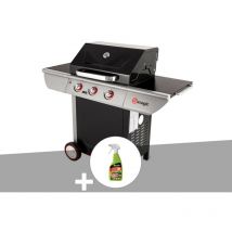 Barbecue à gaz avec chariot 3 brûleurs Manhattan 300S - Somagic + Dégraissant pour barbecue