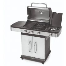 Ompagrill - Barbecue à Gaz Indianapolis 4 42x35cm Plaque 42x22.5cm