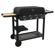 Cook'in Garden - Barbecue gaz Flavo 76 sur chariot - Option: sans housse