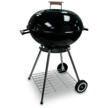 Garden - Barbecue Tondo Carbone Giardino Legna Carbonella Carrello Grigliata Griglia 45cm