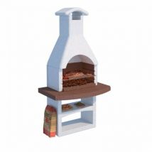 Barbecue in cemento refrattario a carbonella Linea Vz