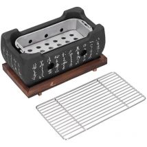 Tuserxln - Barbecue japonais Grill Mini ménage en alliage d'aluminium Charcoal Barbecue Poêle Four Accessoires