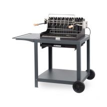 Barbecue à charbon + Chariot Le Marquier Exclusive Mendy 54 x 32 - Ardoise
