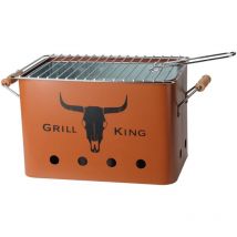 Progarden - Barbecue rectangulaire orange mat