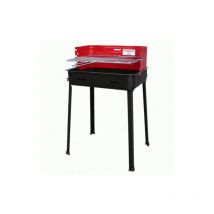 Barbecue rettangolare 845 a carbone carbonella cm 48x36x h 77 fornacella grill