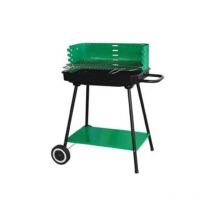 Barbecue rettangolare con ruote 'montana' - bracere cm.57,5x37,5 1 pezzi Lapillo